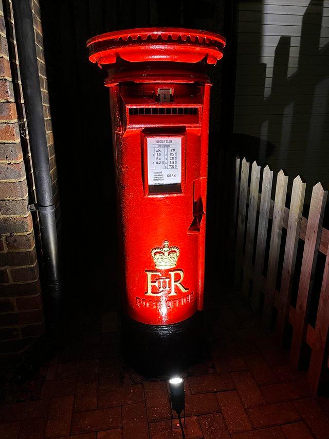 Preview of the first image of Genuine retired 1964 red pillar post box.