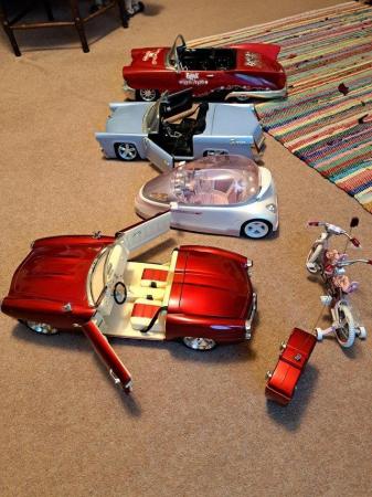 Image 2 of Bratz collectibles. Four cars and a tandam