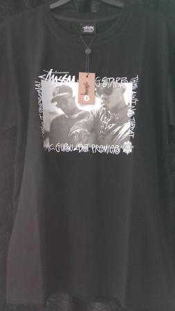 Image 2 of STUSSY stussy T shirt X Gang Starr.