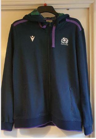 Preview of the first image of Scotland Navy Rugby Unisex Hoodie.