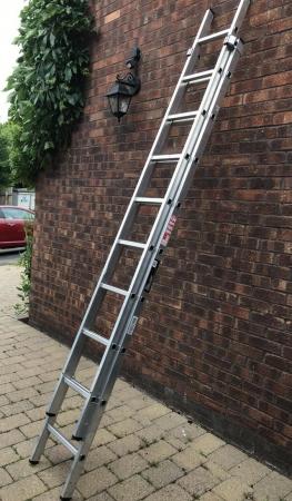 Image 2 of 2 Section Aluminium Extension Ladder