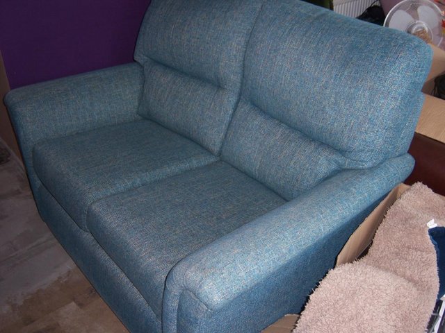 Preview of the first image of sofa as newonly reason for sale no space.