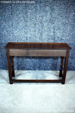Image 45 of TITCHMARSH & GOODWIN OAK LAMP PHONE HALL CONSOLE TABLE STAND