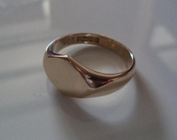 Image 2 of GENTS 9CT GOLD VINTAGE SIGNET RING - APPROX. SIZE U
