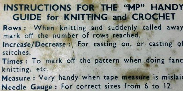 Image 2 of Vintage Handy Guide for Knitting & Crochet