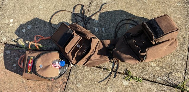 Preview of the first image of WESTERN SADDLE BAGS, synthetic.