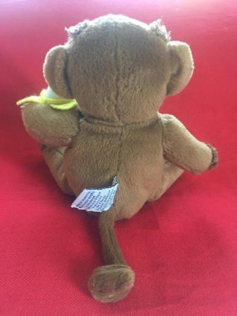 Image 2 of Cute baby GAP soft/plush brown monkey holding banana