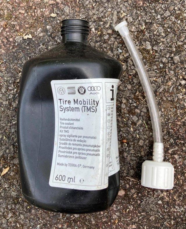 Preview of the first image of GENUINE VW AG SERVICE TYRE SEALANT 600ML TMS SEAT AUDI SKODA.
