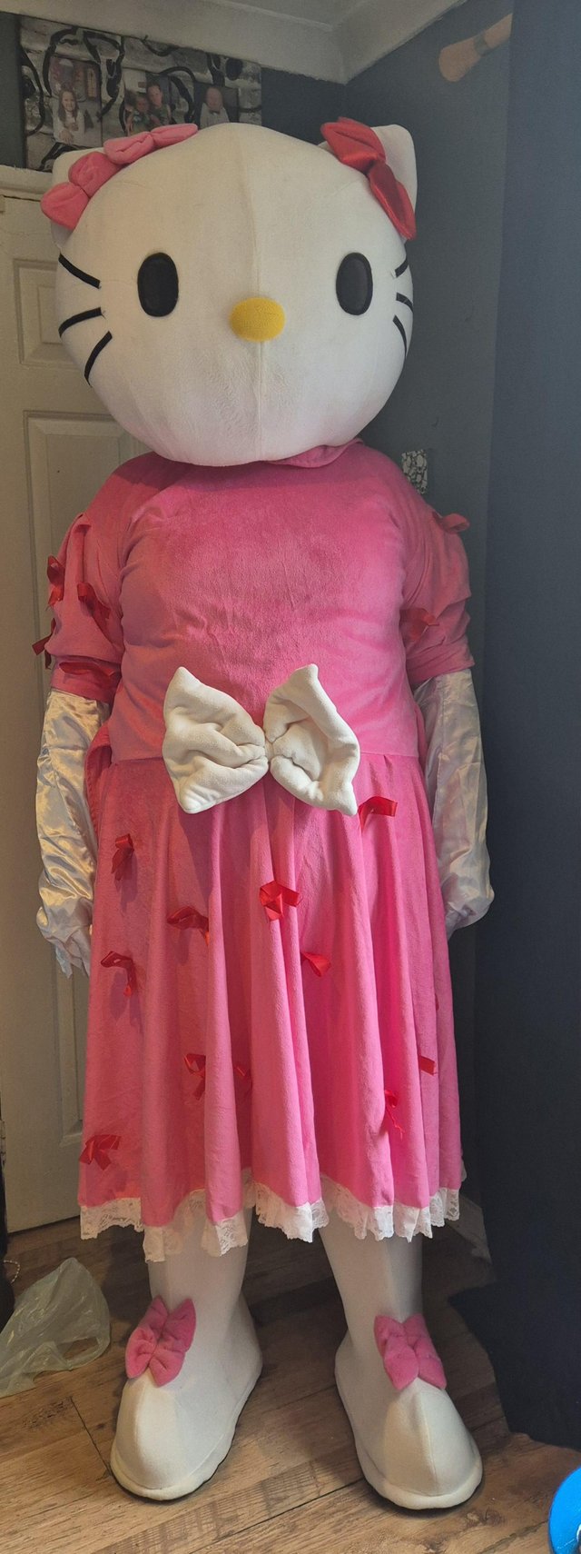 Preview of the first image of Lookalike hello kitty mascot costume.