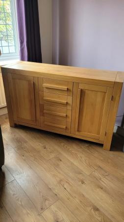 Image 1 of Solid Oak Sideboard - Excellent Condition