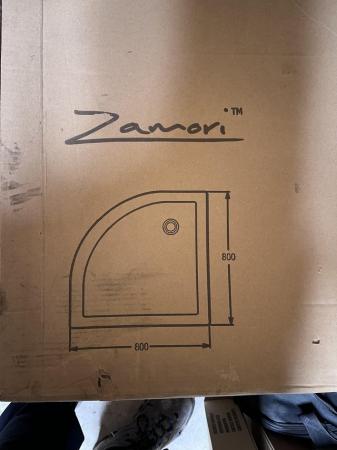 Image 2 of Zamori 800mm x 800mm quadrant shower tray
