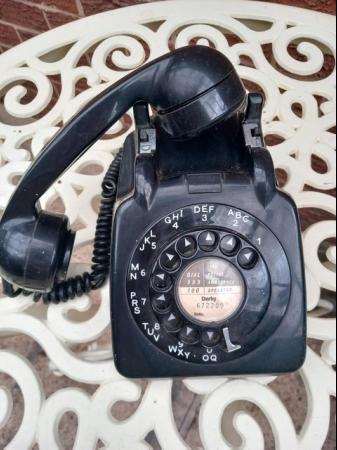 Image 2 of 1960s Bakelite Telephone GPO 706L