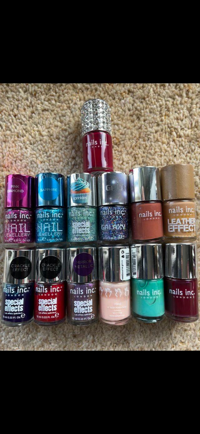 Preview of the first image of 13 x Nails Inc Nail Polish Bundle.
