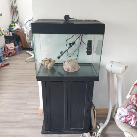 Image 1 of Fishtank +stand with heater