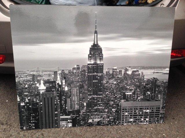 Preview of the first image of High Shine Skyline Print 82x65cm.