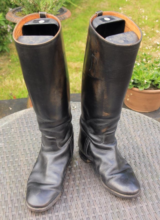 Preview of the first image of Pair of Hawkins leather riding boots..