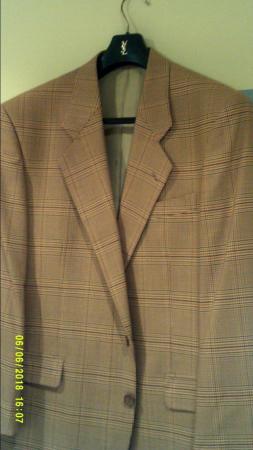 Image 2 of Check Jacket By Y.S.L. Size 42 inch.