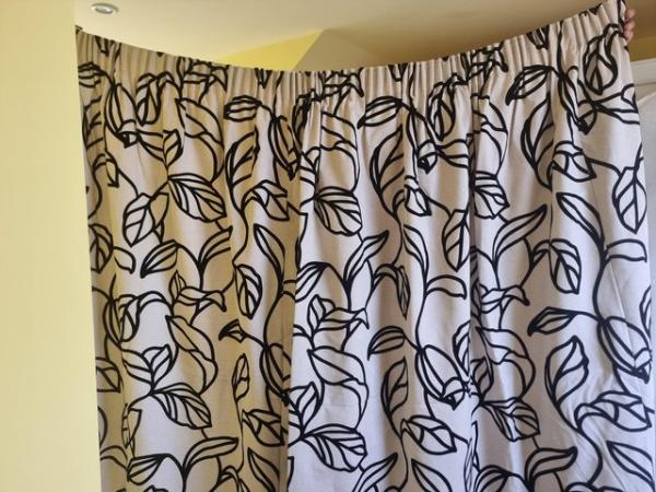 Image 2 of Fully lined black out curtains