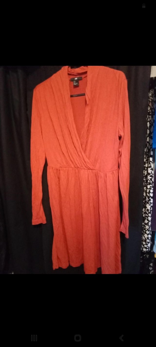 Preview of the first image of Long sleeved dress, H&M,.