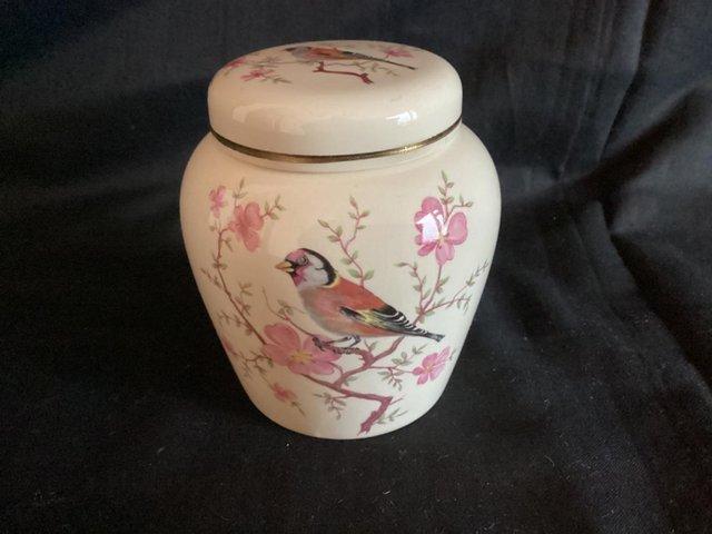 Preview of the first image of Royal Worcester Palissy Trinket/ Dressing table container..