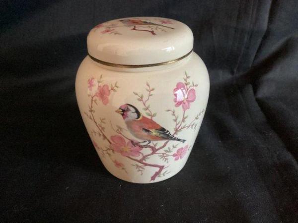 Image 1 of Royal Worcester Palissy Trinket/ Dressing table container.