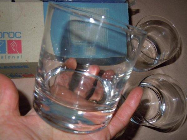 Image 1 of Whiskey Glasses Arcoroc Islande 38cl NEW Boxed x 4