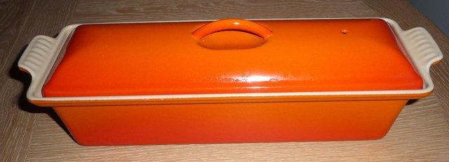 Preview of the first image of Le Creuset Cast Iron Rectangular Terrine.