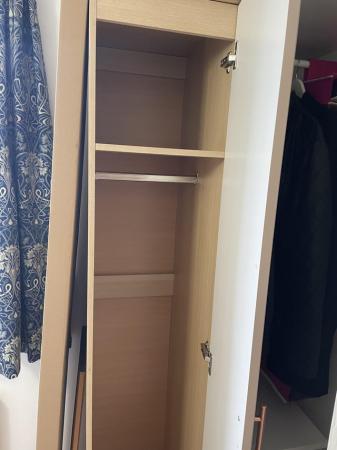 Image 2 of Single wardrobe with internal shelf and rail