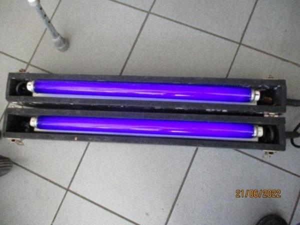 Image 1 of Pair of 2' UV's in a case.   UV 2' lights based in a case.