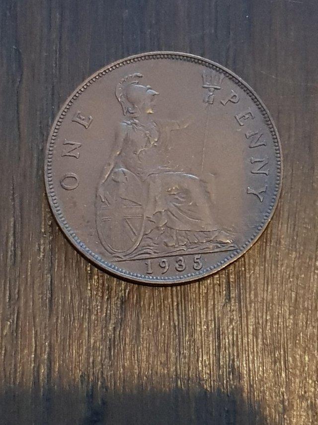 Preview of the first image of British 1 Penny 1934 Coin Excellent Condition.