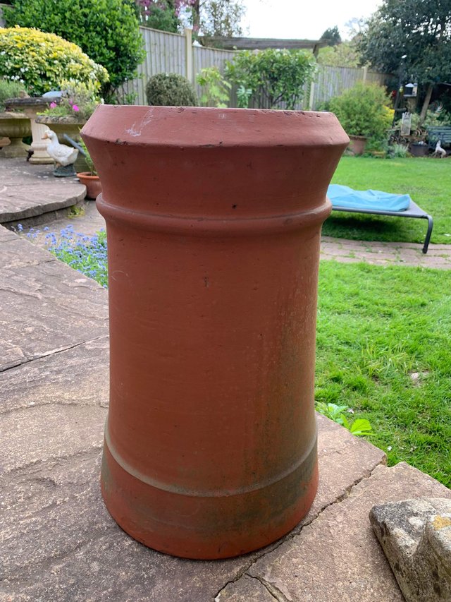 Preview of the first image of Chimney pot, plant stand or roof.