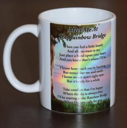 Image 5 of Rainbow Bridge High-Quality Pet Memorian Mug. NEW DESIGN!!!