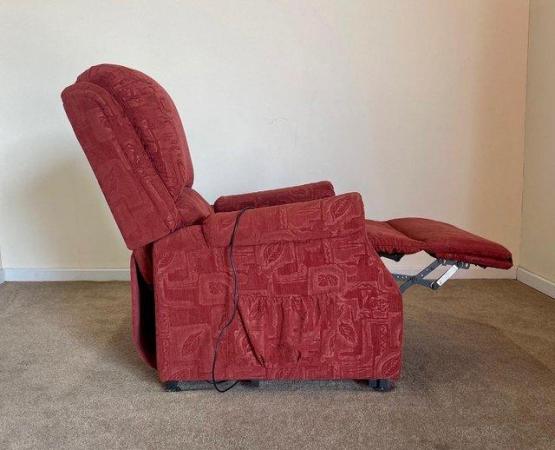 Image 14 of RESTWELL LUXURY ELECTRIC RISER RECLINER RED CHAIR ~ DELIVERY