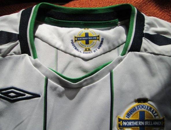 Image 2 of Northern Ireland Shirt -Umbro 2007/08 Size XL
