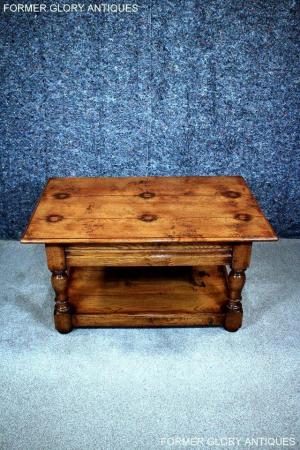Image 40 of A TITCHMARSH & GOODWIN STYLE SOLID OAK POTBOARD COFFEE TABLE