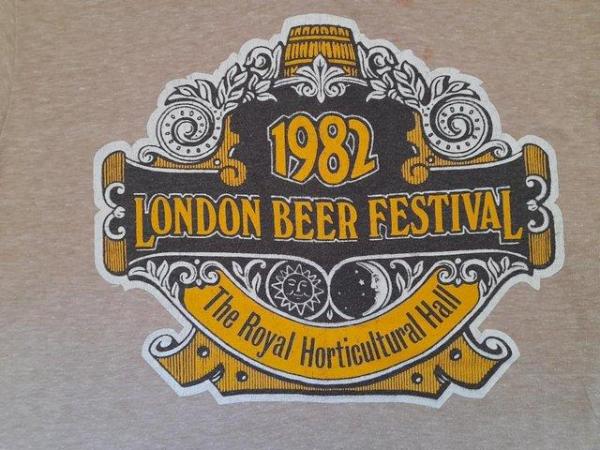 Image 1 of Vintage 1982 London Beer Festival T-Shirt.