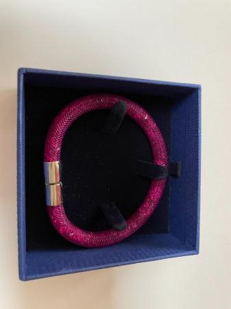 Image 3 of Swarovski Fuchsia Stardust Bracelet