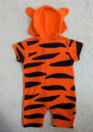 Image 3 of Disney Tiger hooded Short Sleeve Romper, Baby up to 4.5 kg