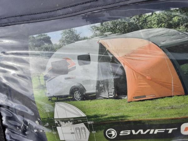 Image 2 of Swift basecamp 2 plus, 2 awnings, many extras, motor mover