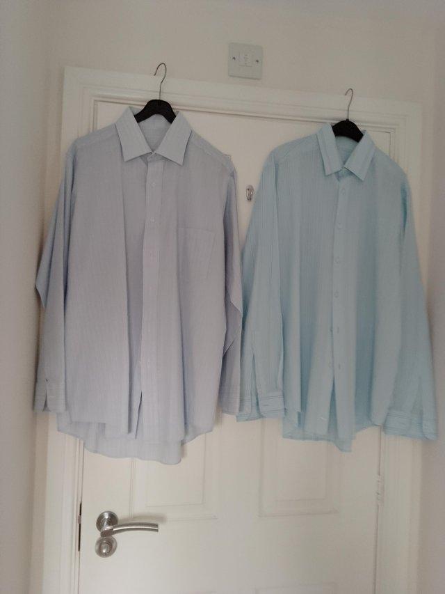 Preview of the first image of Men's shirts, long sleeved and Dress shirts..
