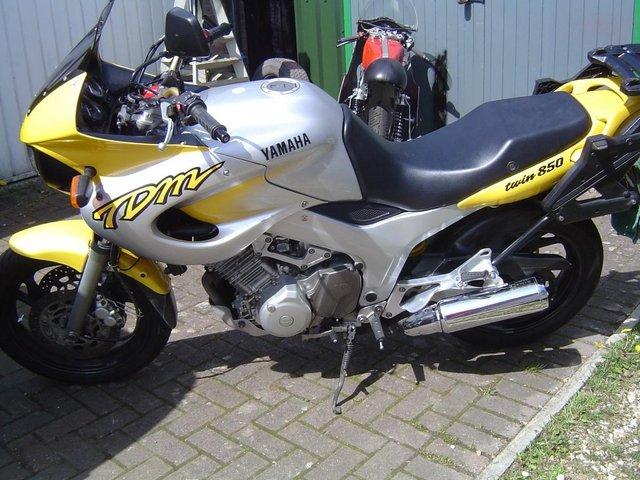 Preview of the first image of Yamaha TDM 850 motorbike VGC low mileage complete with boxes.