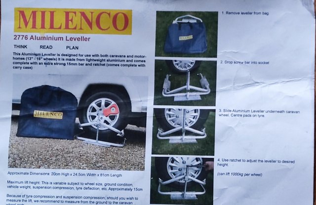 Preview of the first image of Milenco Caravan / Motorhome Leveller.