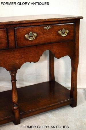 Image 72 of TITCHMARSH AND GOODWIN OAK DRESSER BASE SIDEBOARD HALL TABLE