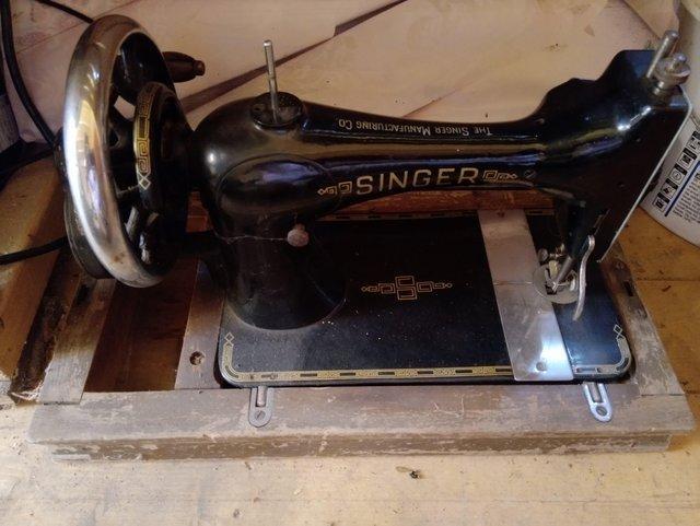Preview of the first image of Vintage Singer sewing machines.