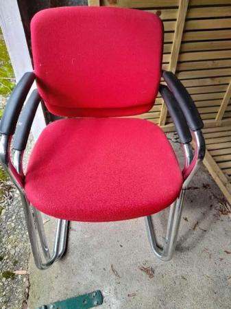 Image 1 of 2 Red Desk Chairs for home office