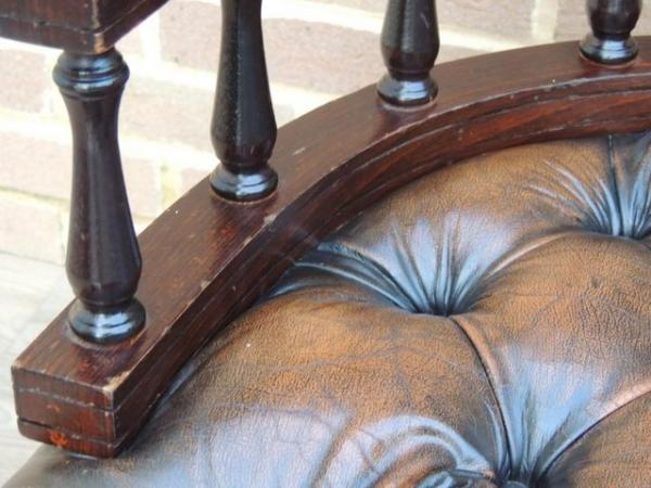 Image 16 of Golden Brown Chesterfield Captains Chair (UK Delivery)