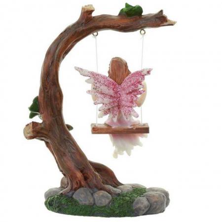 Image 2 of Collectable Flower Fairy Figurine - Swing. Free postage