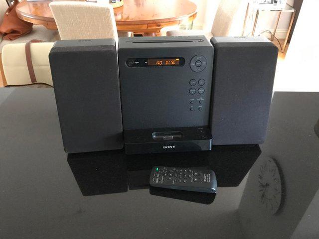 Preview of the first image of Sony Hi-Fi all in one CD & DAB radio.