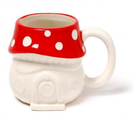 Image 2 of Ceramic Fairy Toadstool House Shaped Collectable Mug.