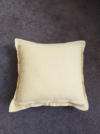 Image 2 of Rabbit Yellow Grey Cushion 35x35cm